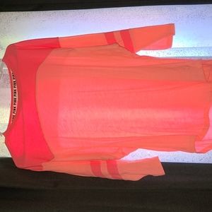 Womens PINK varsity shirt size M